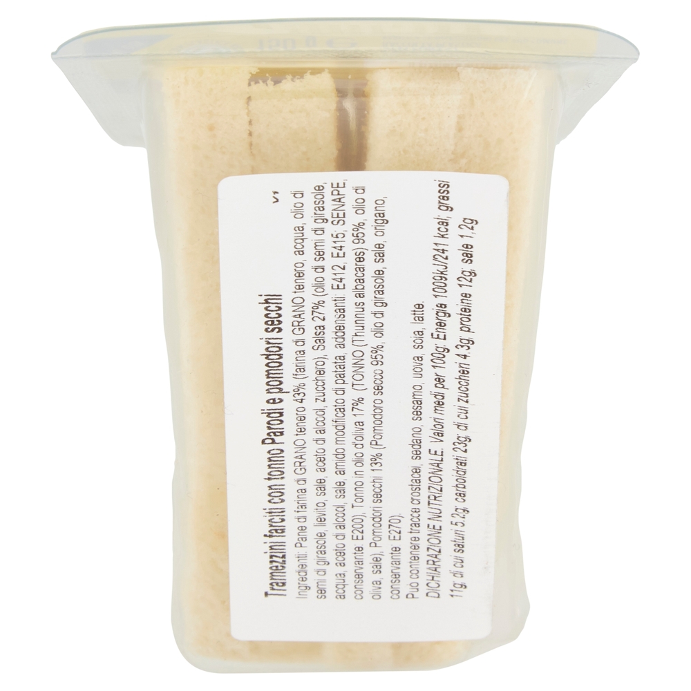 alba Tramezzini Duetto Tramezzino Tonno Angelo Parodi e Pomodori Secchi 150 g